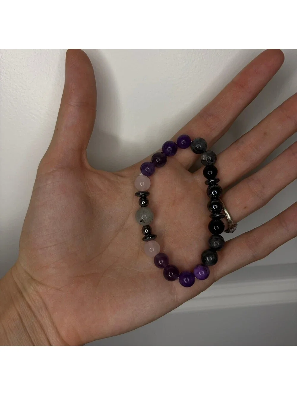 Purple Amethyst Bracelet A-34